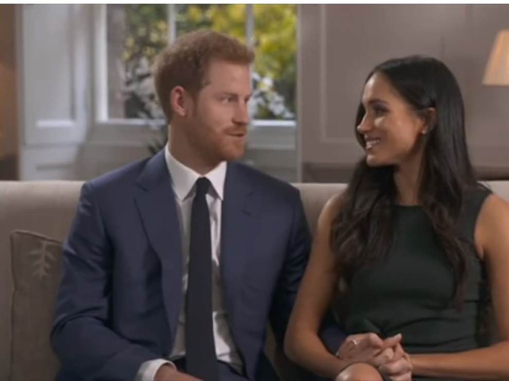 El príncipe Harry y Meghan Markle en la entrevista a la BBC