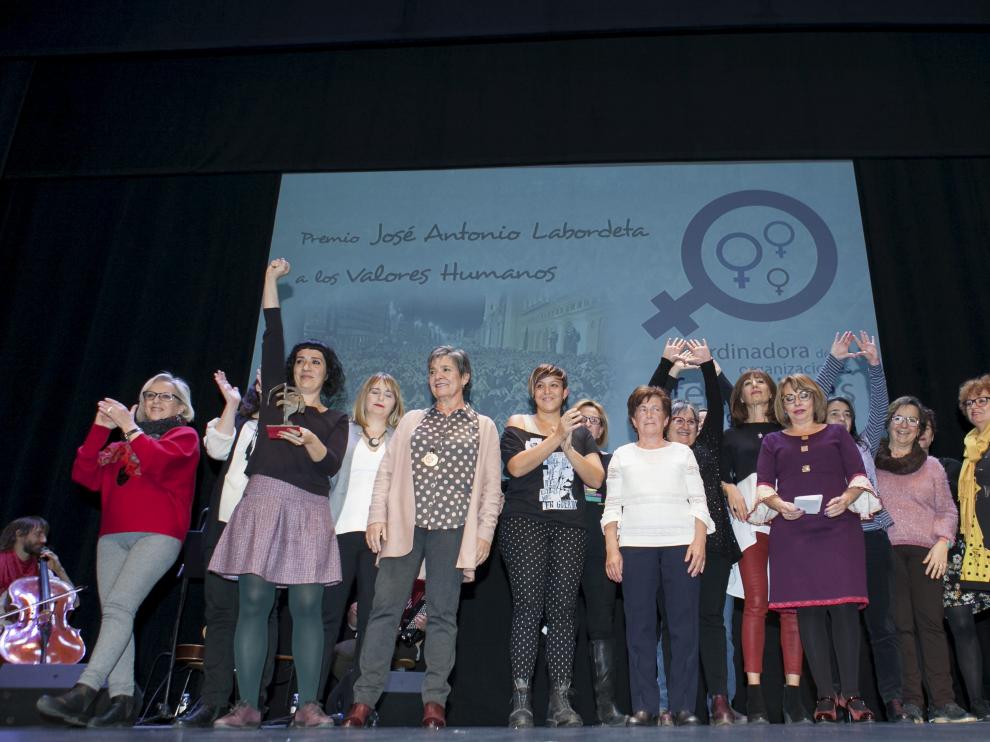 Premios José Antonio Labordeta en una edición anterior.