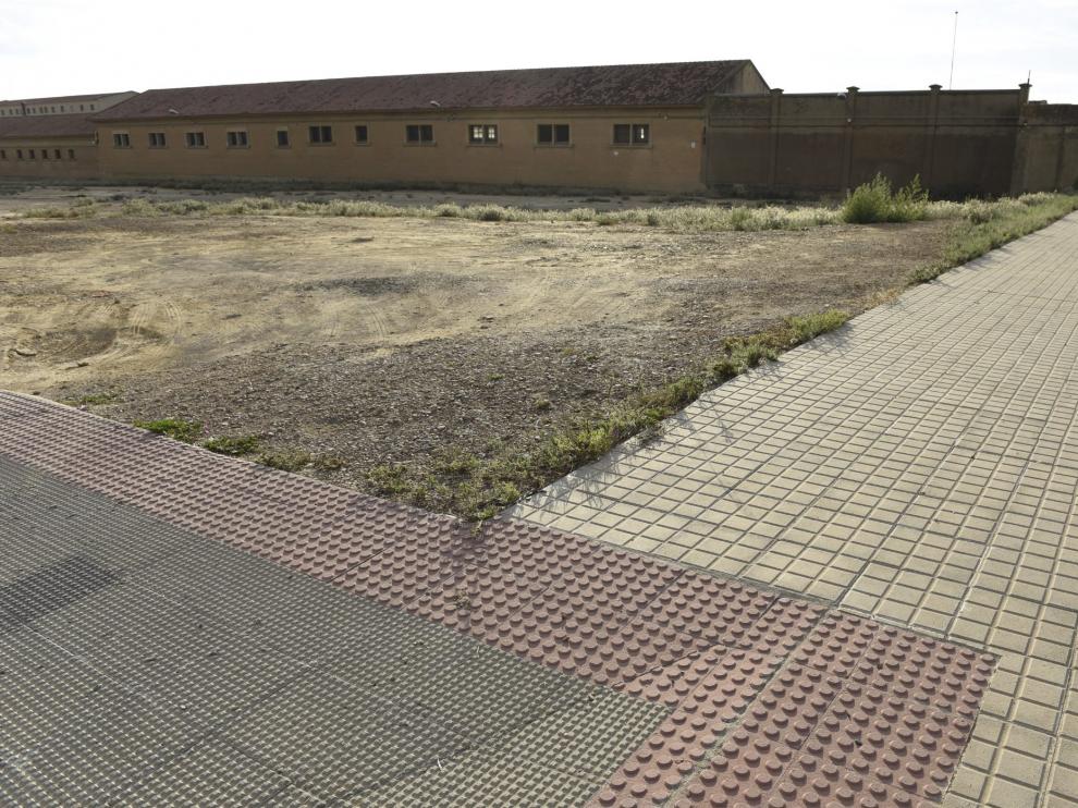 Los terrenos solicitados por el Ministerio de Defensa para la ampliación lindan con la parte trasera del cuartel Sancho Ramírez