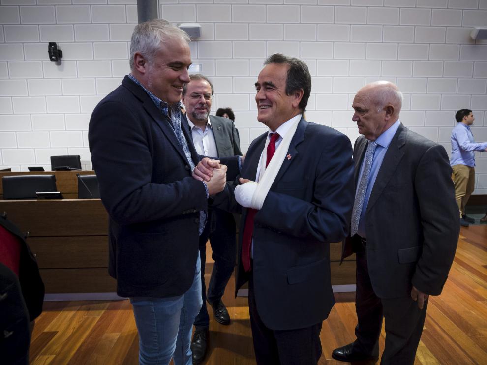 Sánchez Quero, convaleciente y sonriente.