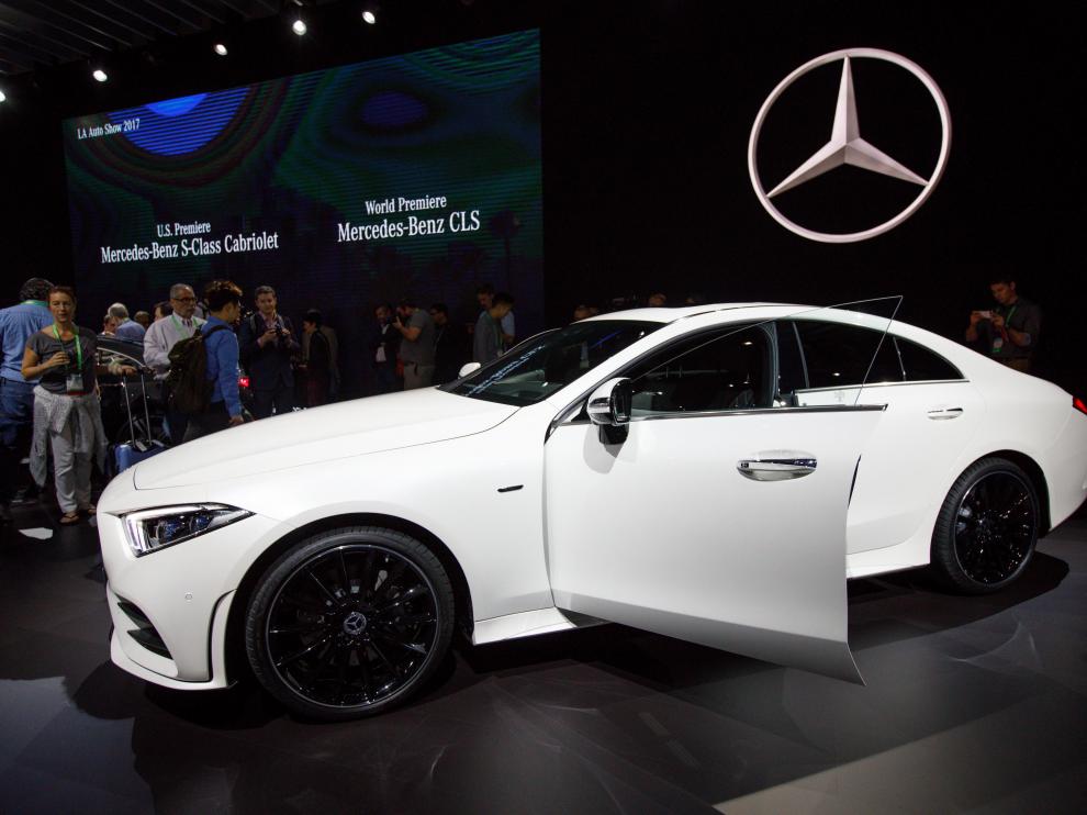 Presentación del nuevo Mercedes-Benz CLS este miercoles durante una rueda de prensa en el marco del Salón del Automóvil de Los Ángeles.