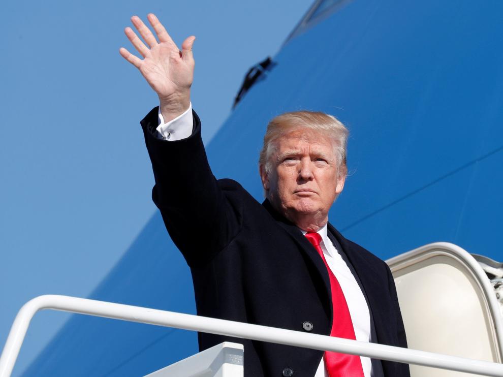 Los más de 43 millones de seguidores que Trump tiene en la red social pudieron ver los vídeos.