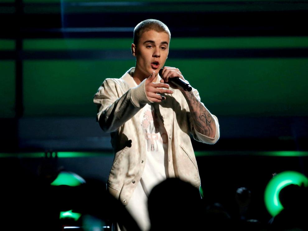 El cantante canadiense Justin Bieber.
