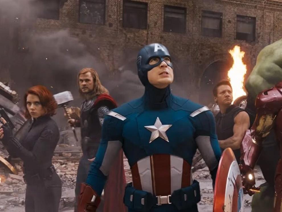 Los vengadores en acción.