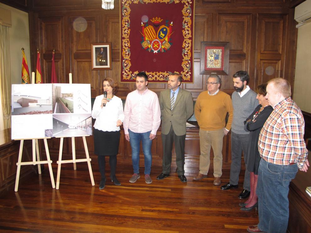 Presentación del fallo del concurso de ideas para construir un museo de la batalla de Teruel.