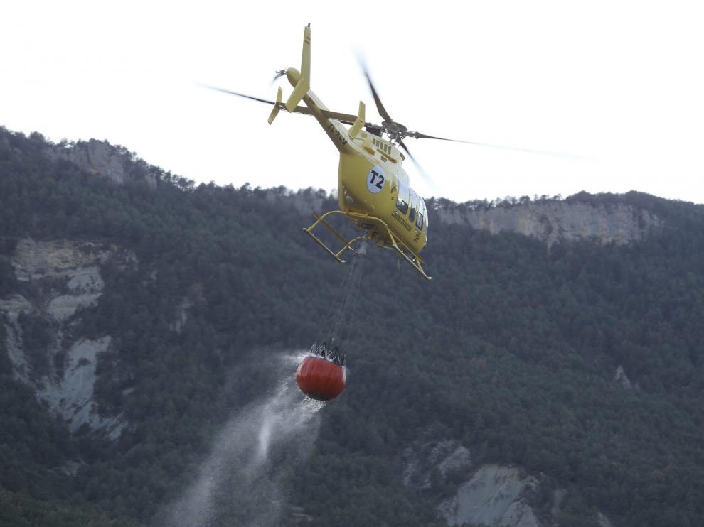 Incendio forestal en Torre la Ribera