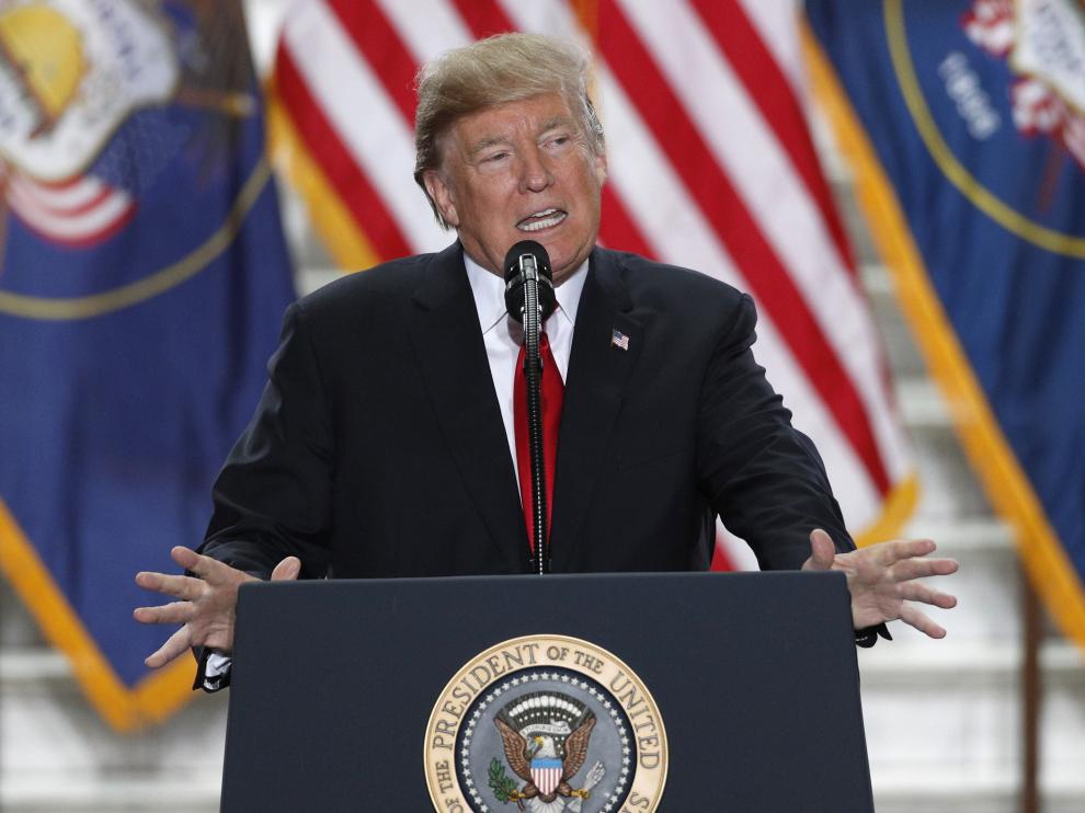 Donald Trump, presidente de los Estados Unidos.