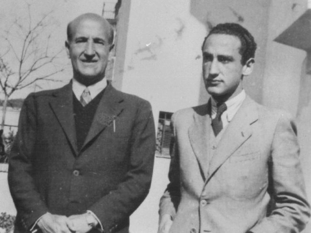 Vicente Aleixandre y Carlos Bousoño, su estudioso y amante, en los años 60