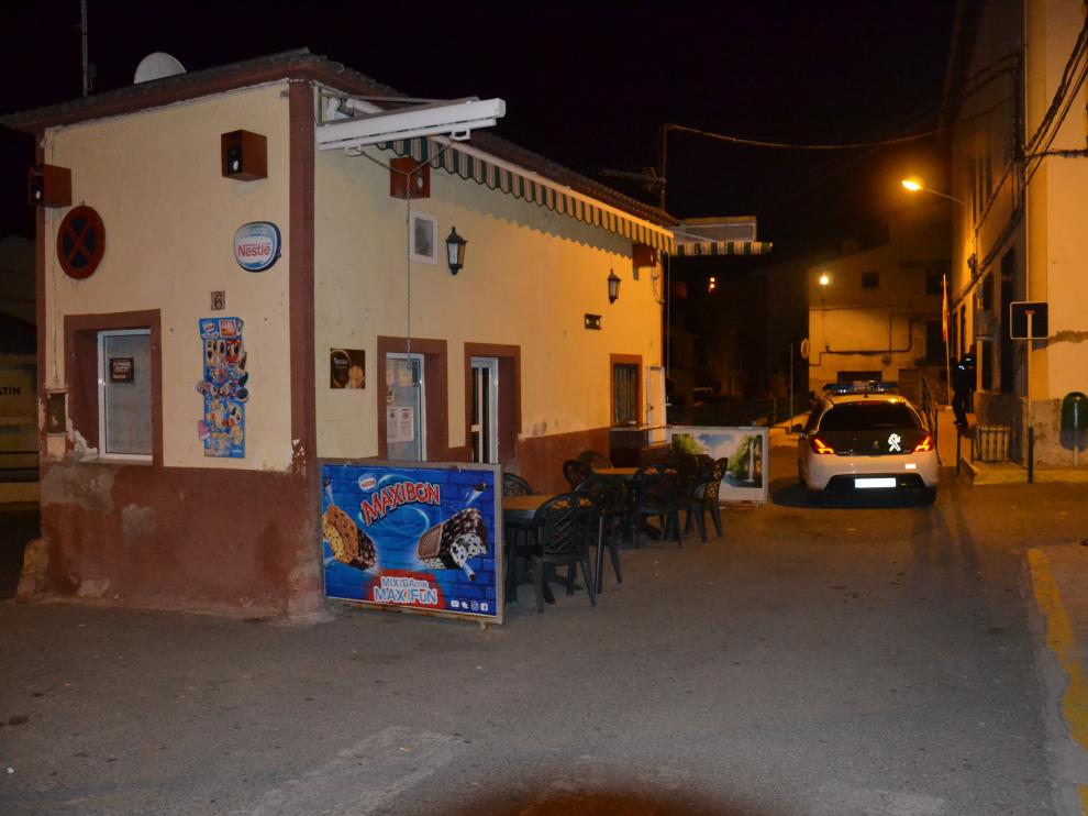 Imagen del cuartel de la Guardia Civil de Albalate, a donde acudieron los heridos por sus propios medios.