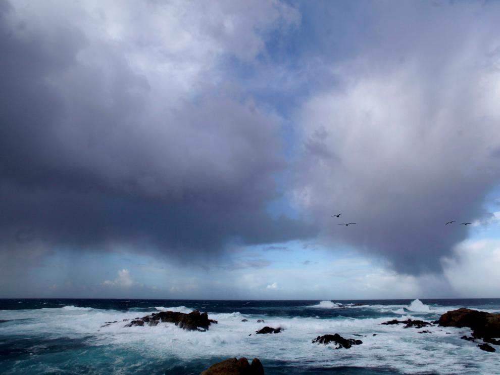 La intensa borrasca 'Ana' provoca rachas de viento de hasta 140 km. en A Coruña.