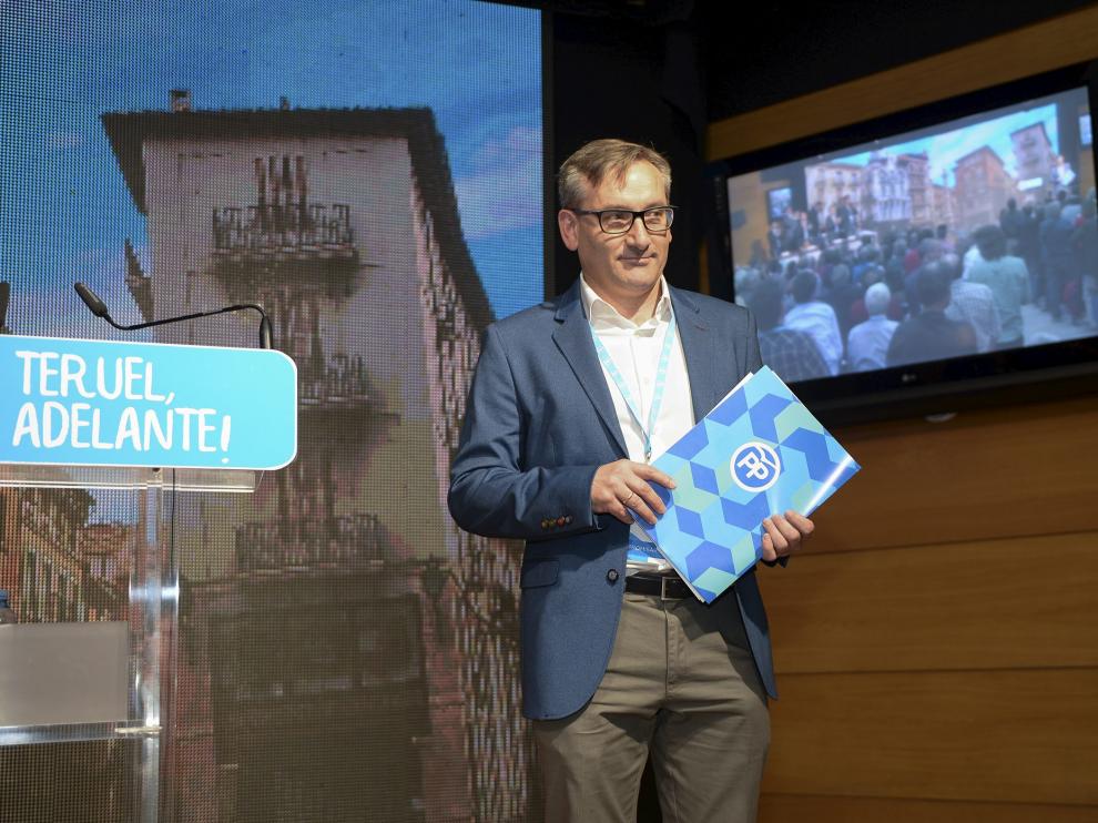 Joaquín Juste, vicepresidente primero de la Diputación Provincial de Teruel.