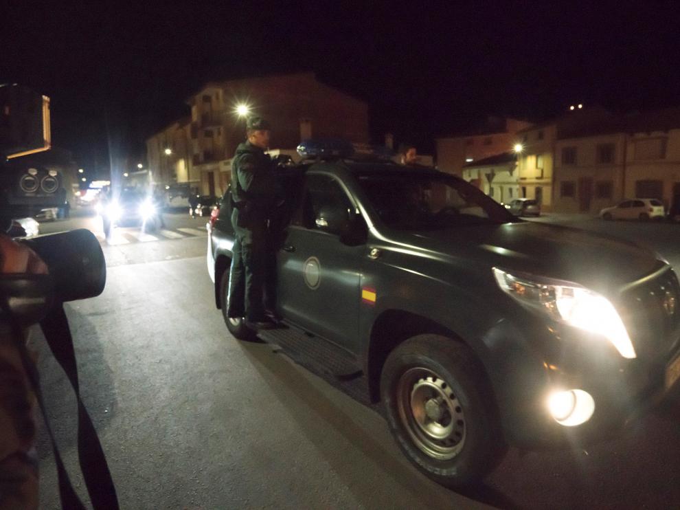 Operativo desplegado por la Guardia Civil tras los asesinatos cometidos en Andorra.