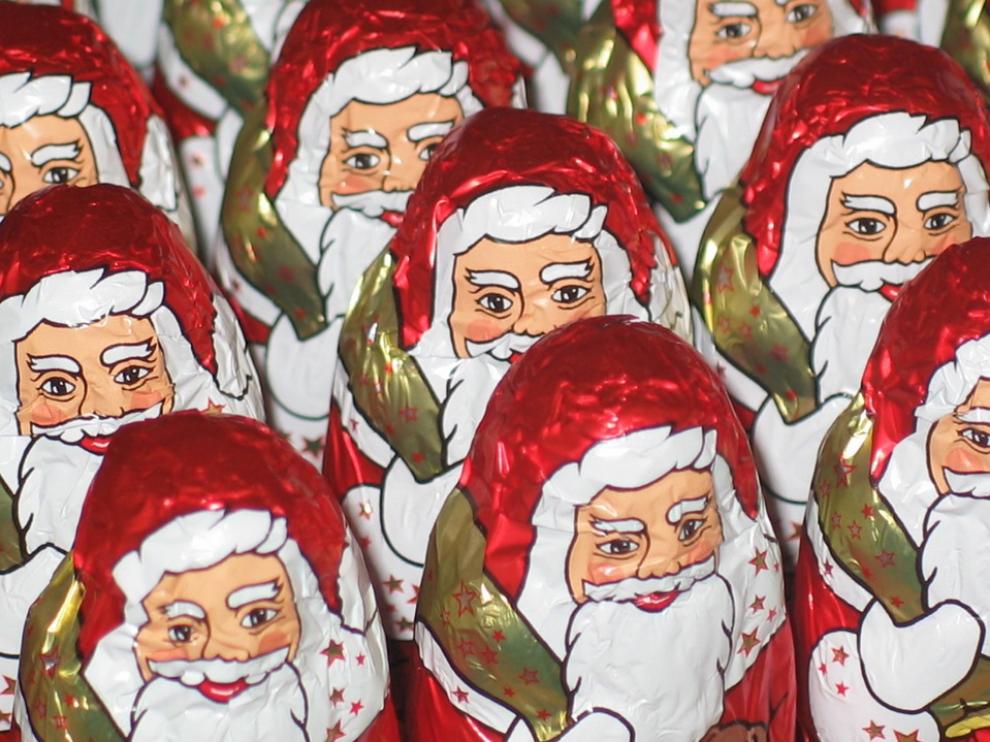 Dulces navideños de Papá Noel.