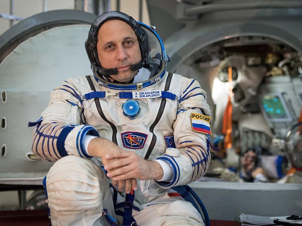 El astronauta ruso Antón Shkaplerov.