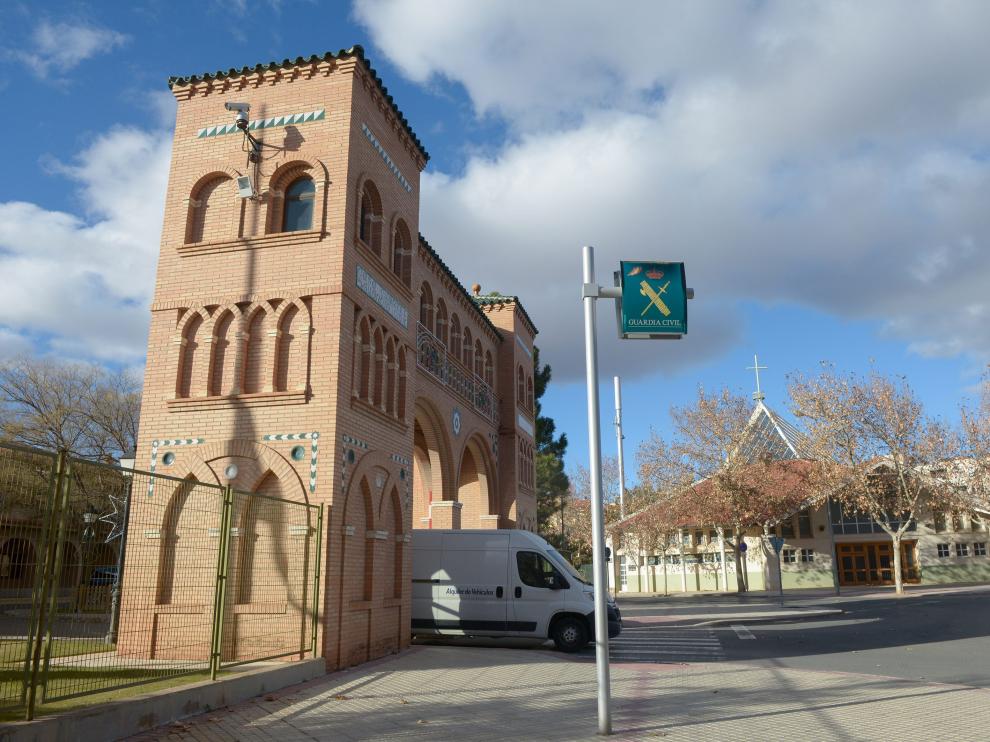 La Comandancia de la Guardia Civil de Teruel, donde está detenido Feher.