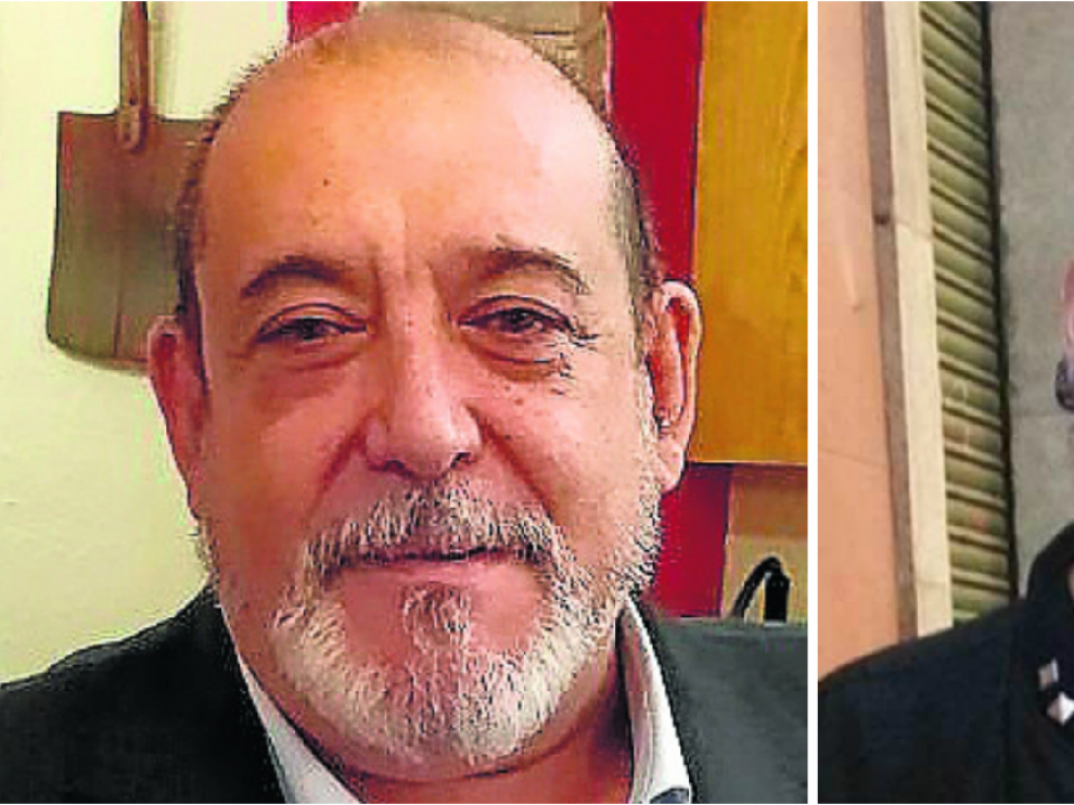 La víctima, Víctor Laínez y el presunto autor, Rodrigo Lanza.