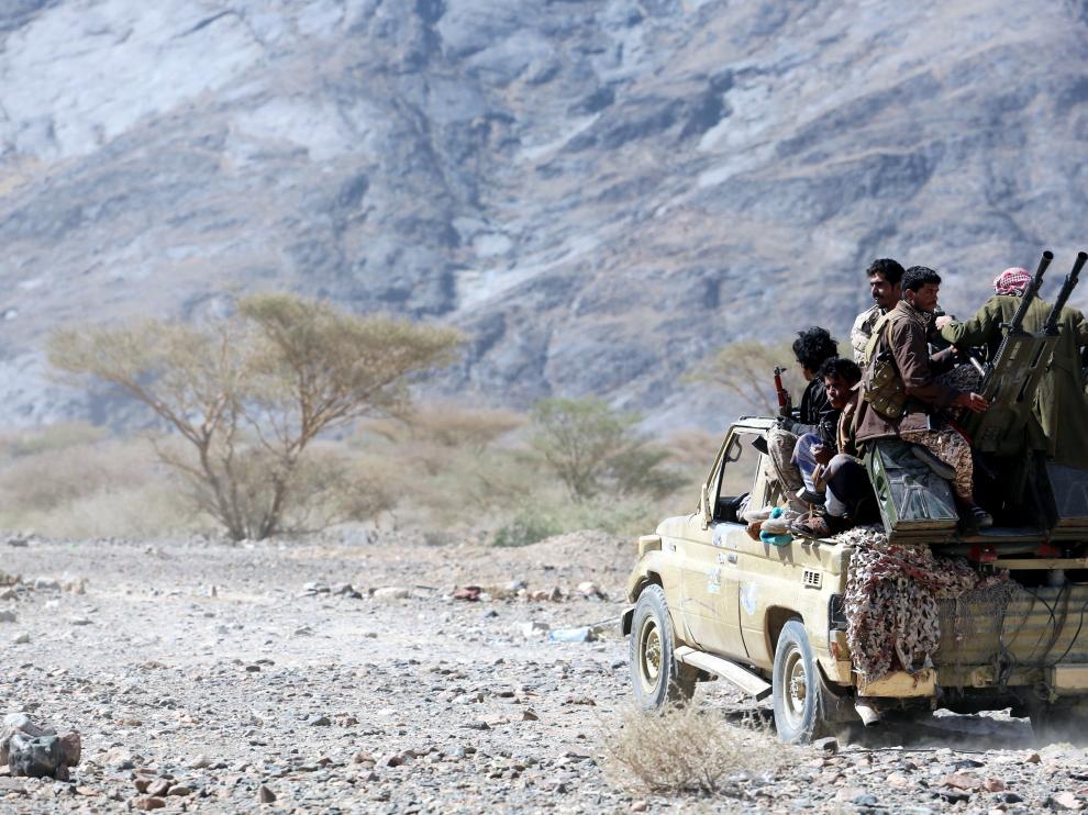 Soldados a favor del gobierno de Yemen