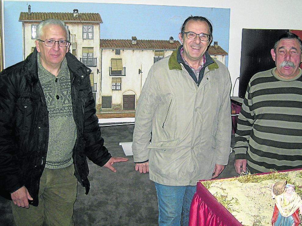 Miguel Romero, Isidro Forniés y José María Graus.