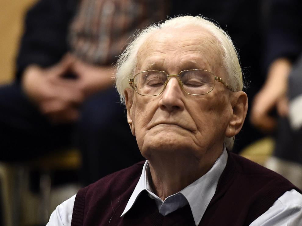 Oskar Groening en 2015