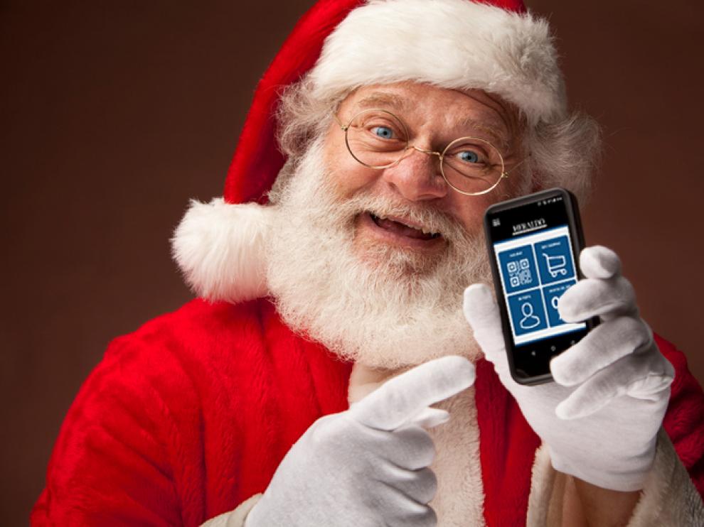 Papa Noel llega a Mi Heraldo.