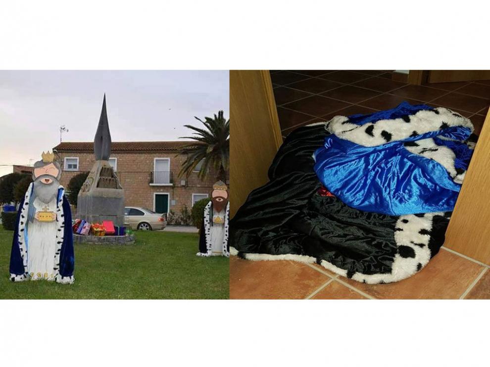 Los Reyes Magos de San Lorenzo ya con sus capas