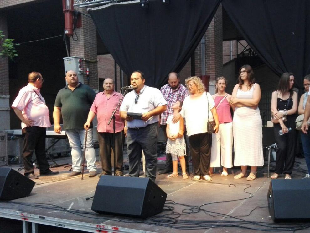 Miembros de la junta en un acto de la asociación