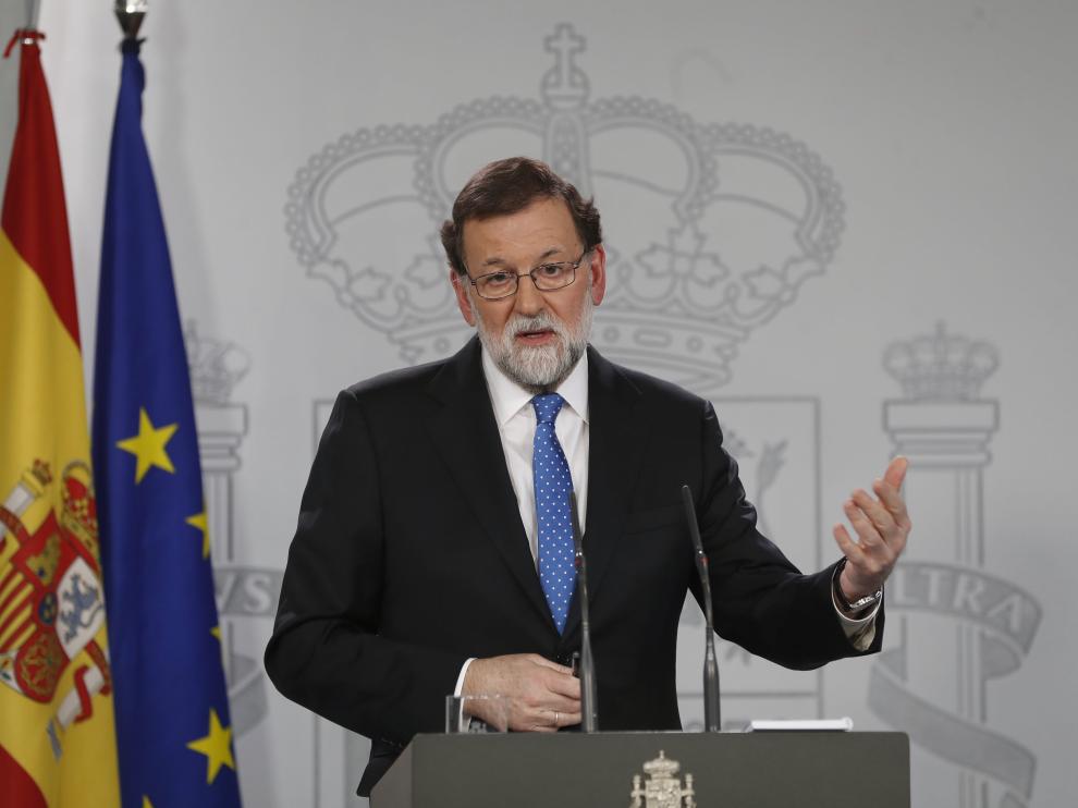 Mariano Rajoy se reunió este jueves con el líder de la formación naranja.