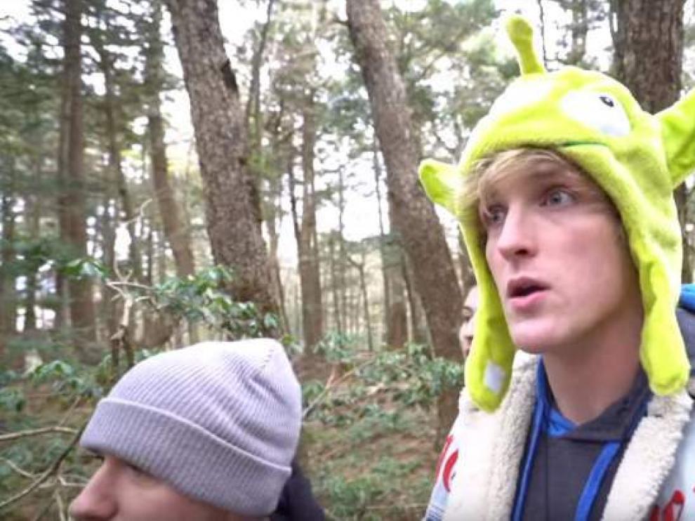 Fotograma del vídeo retirado por Logan Paul.