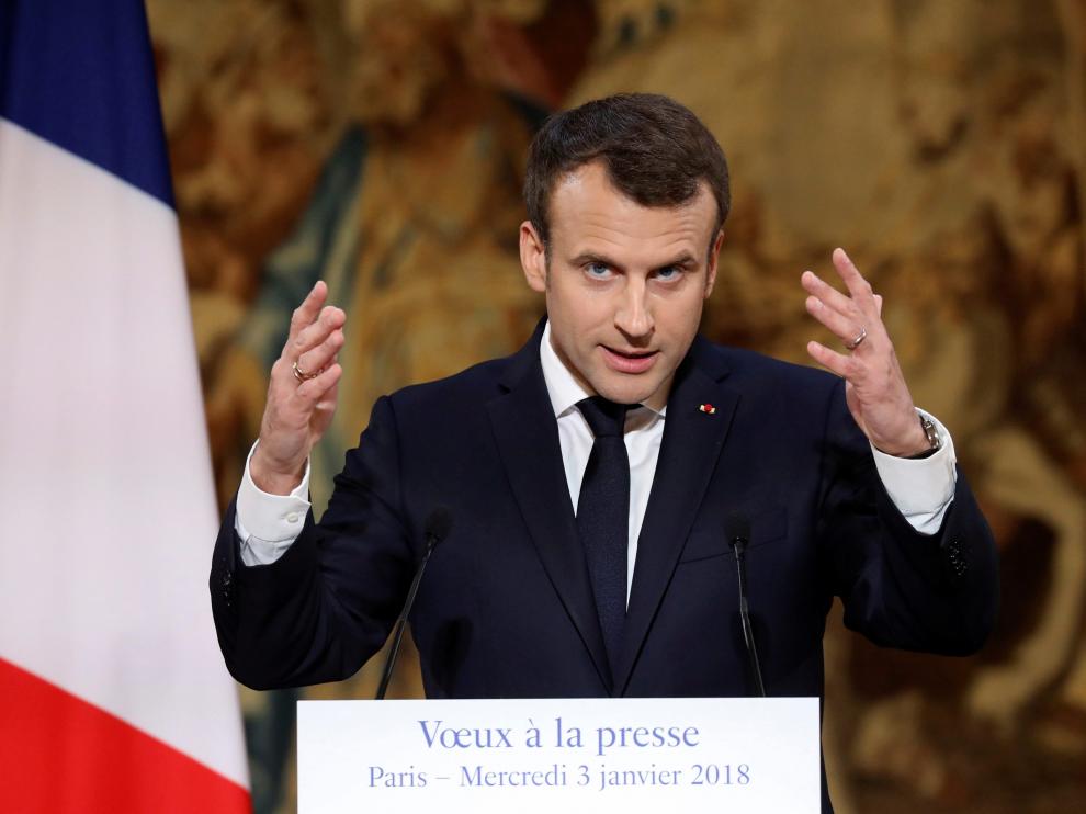 El presidente de Francia, Emmanuel Macron