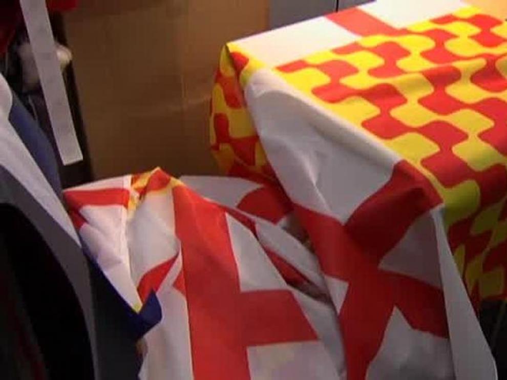 La demanda de banderas de Tabarnia se dispara en Cataluña