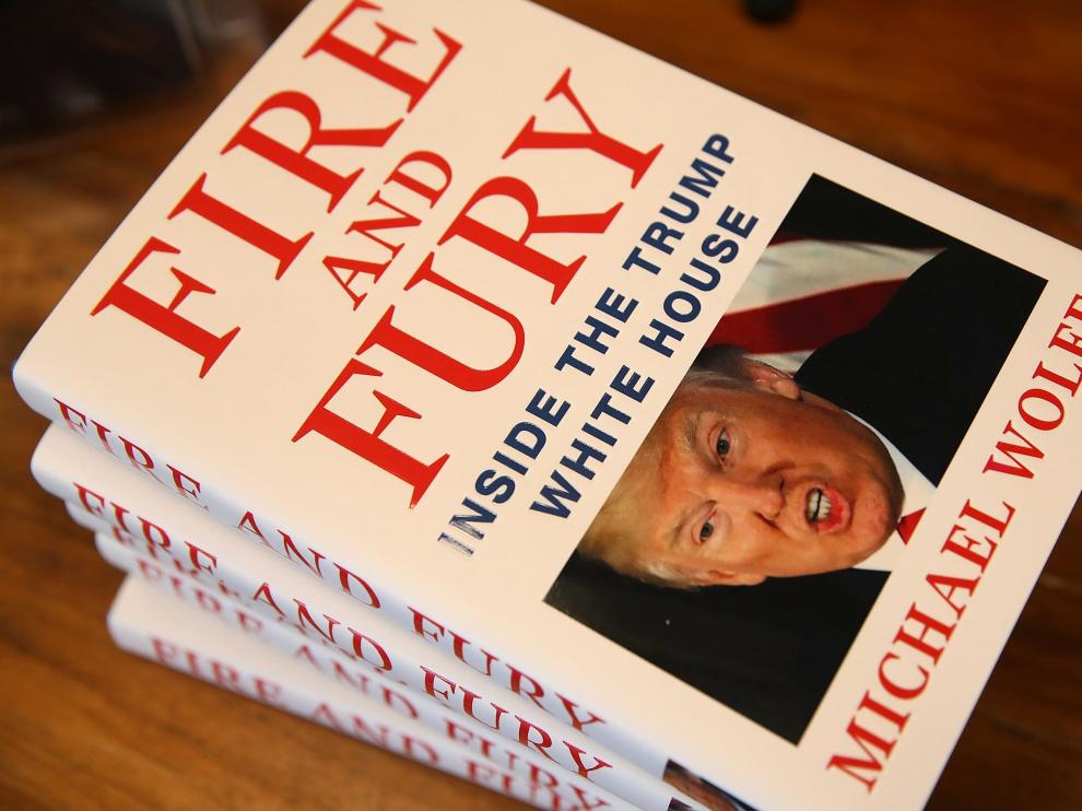 Imagen de 'Fuego y Furia', que ya se encuentra agotado en numerosos establecimientos.