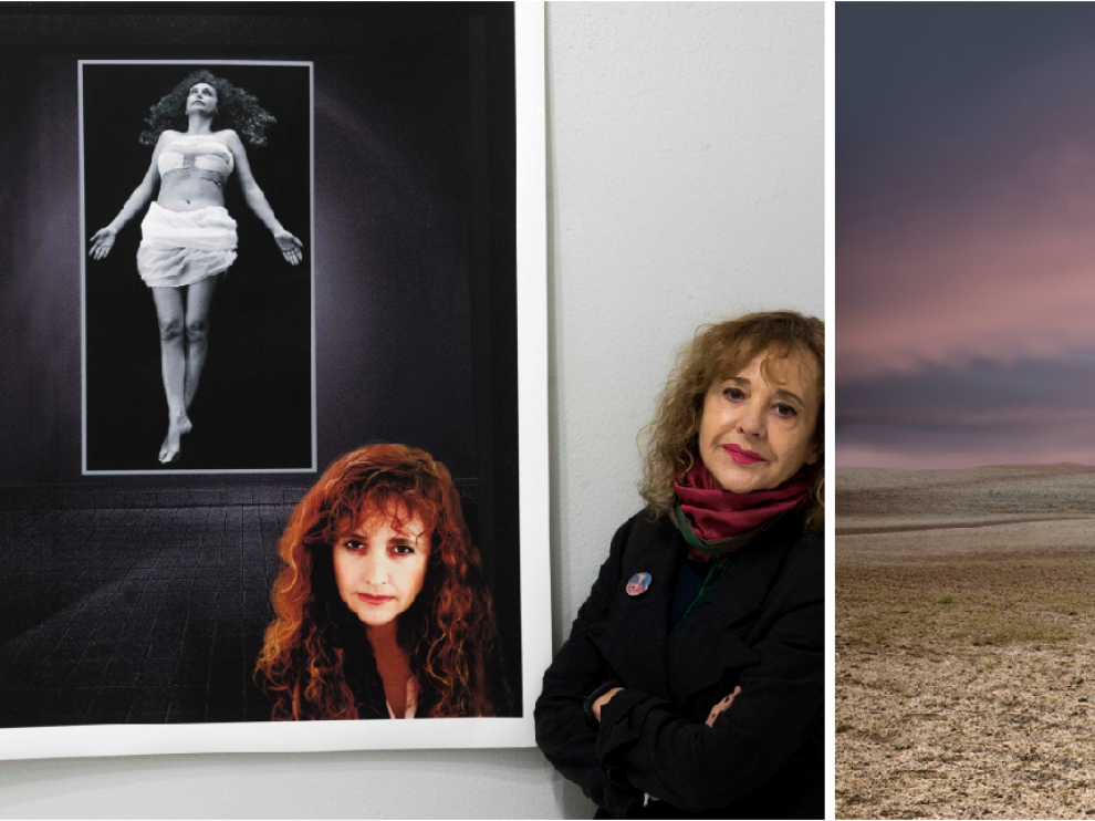 Pilar Albajar es la creadora de imágenes y quien dispara la cámara. Antonio Altarriba es el guionista. Aquí una de sus fotos del cáncer de pecho de Pilar y la foto favorita de los dos: la metamoforsis de hombre y tronco.