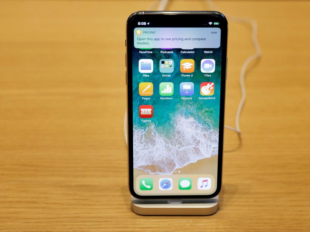 El iPhone X salió a la venta el pasado 3 de noviembre.