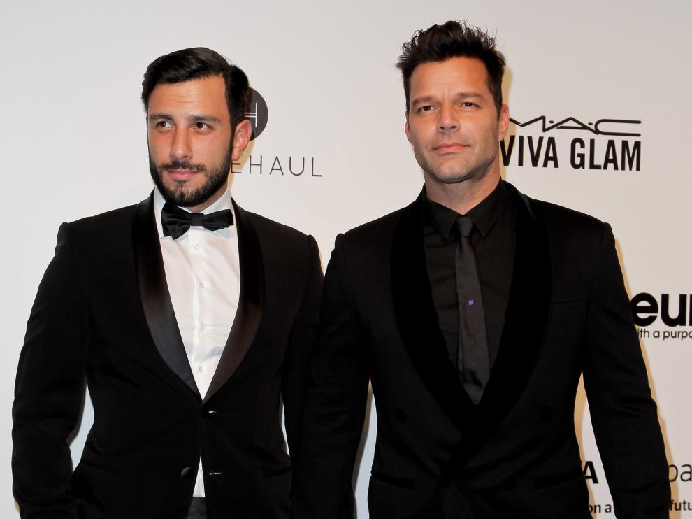 Ricky Martin junto a su marido, Jwan Yosef.