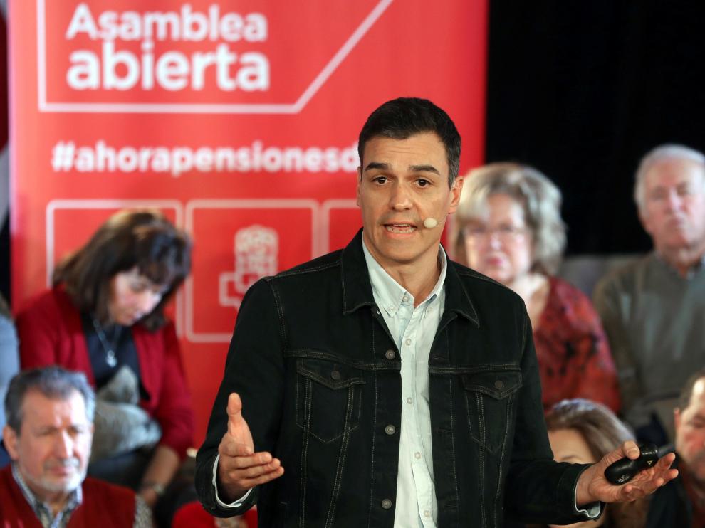 El secretario general, Pedro Sánchez.
