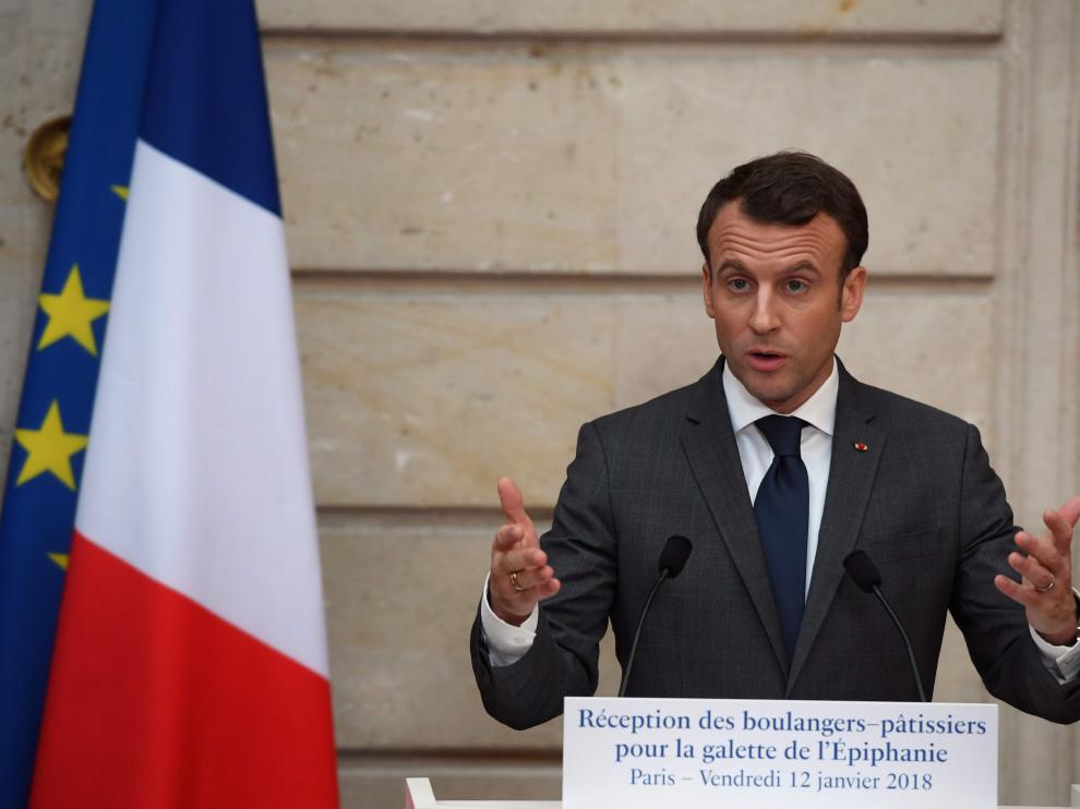 El presidente francés, Emmanuel Macron.