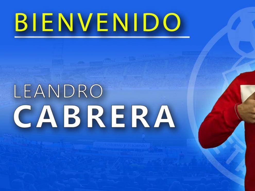 El exzaragocista Cabrera ficha por el Getafe.