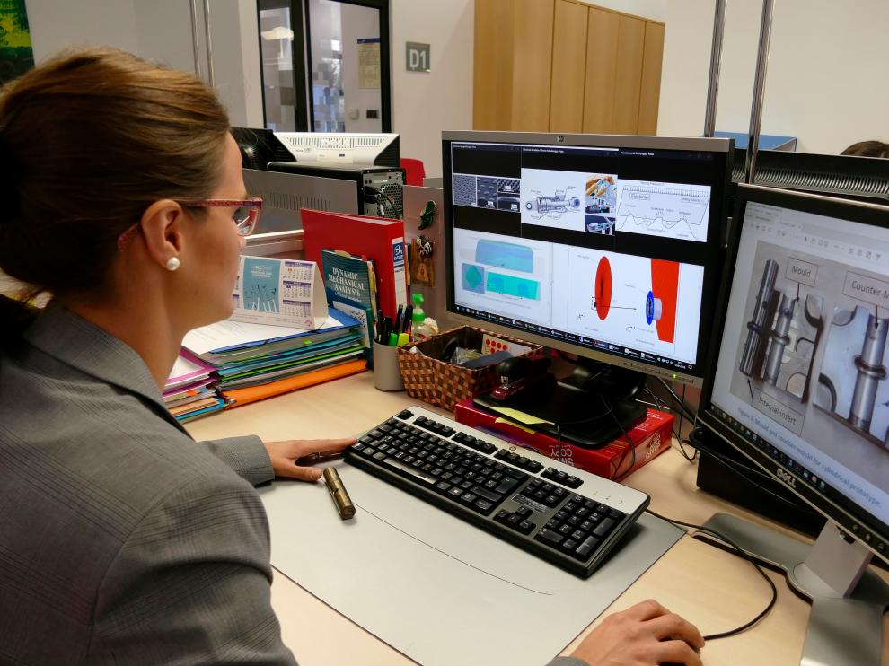 Un software de modelado avanzado identifica los patrones de textura de superficie