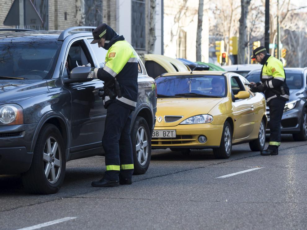 La Policía Local montó este miércoles un control específico en el paseo de La Mina