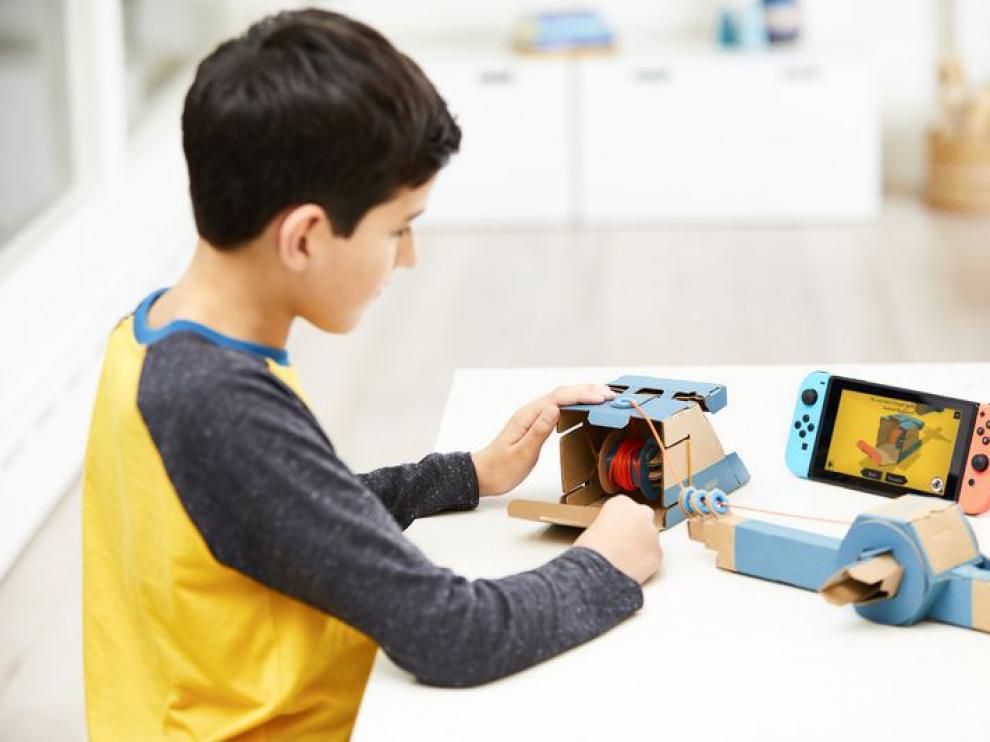 Nintendo Labo usa cartón para crear una nueva forma de jugar