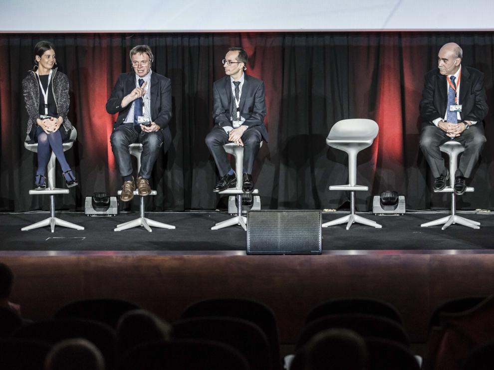 Un momento de la jornada de Innovación del XVIII Foro Porcino Zoetis en Zaragoza