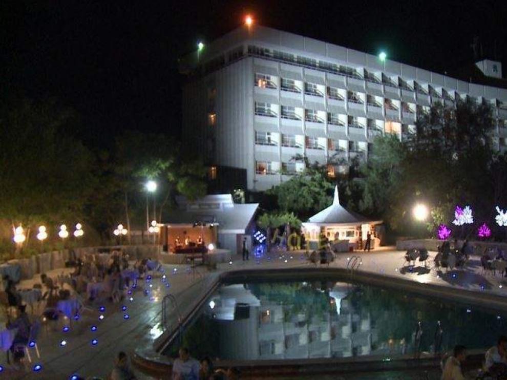 Exterior del hotel Intercontinental de Kabul.