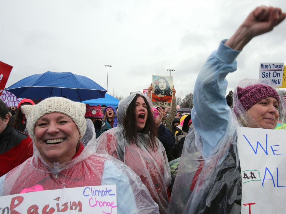 Las marchas de mujeres toman EE. UU. en el primer aniversario del Gobierno Trump