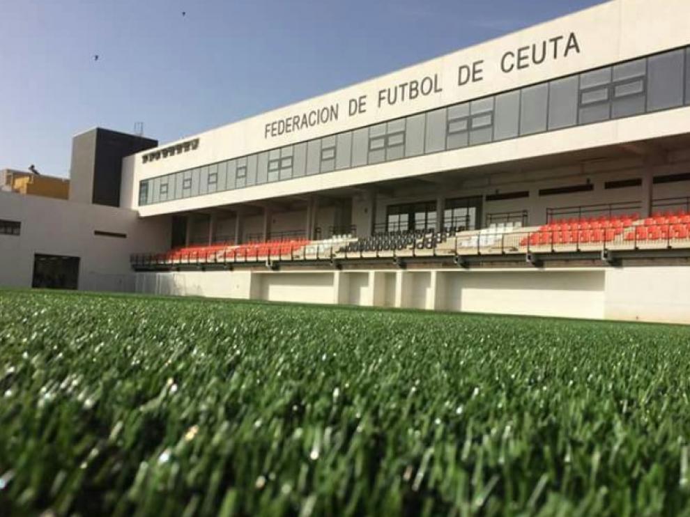 Sede de la Federación de Fútbol de Ceuta, a la que pertenecía la árbitra despedida.