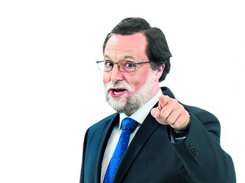 Raúl Pérez parodia a Mariano Rajoy en 'El show de nuestro presidente'