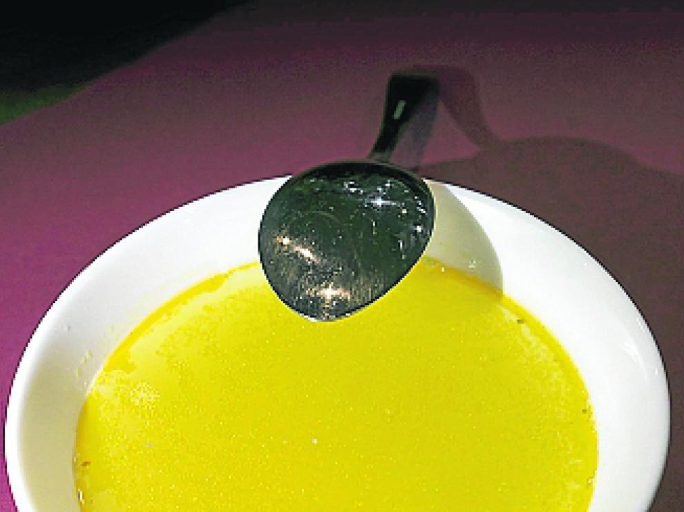 Caldo casero.