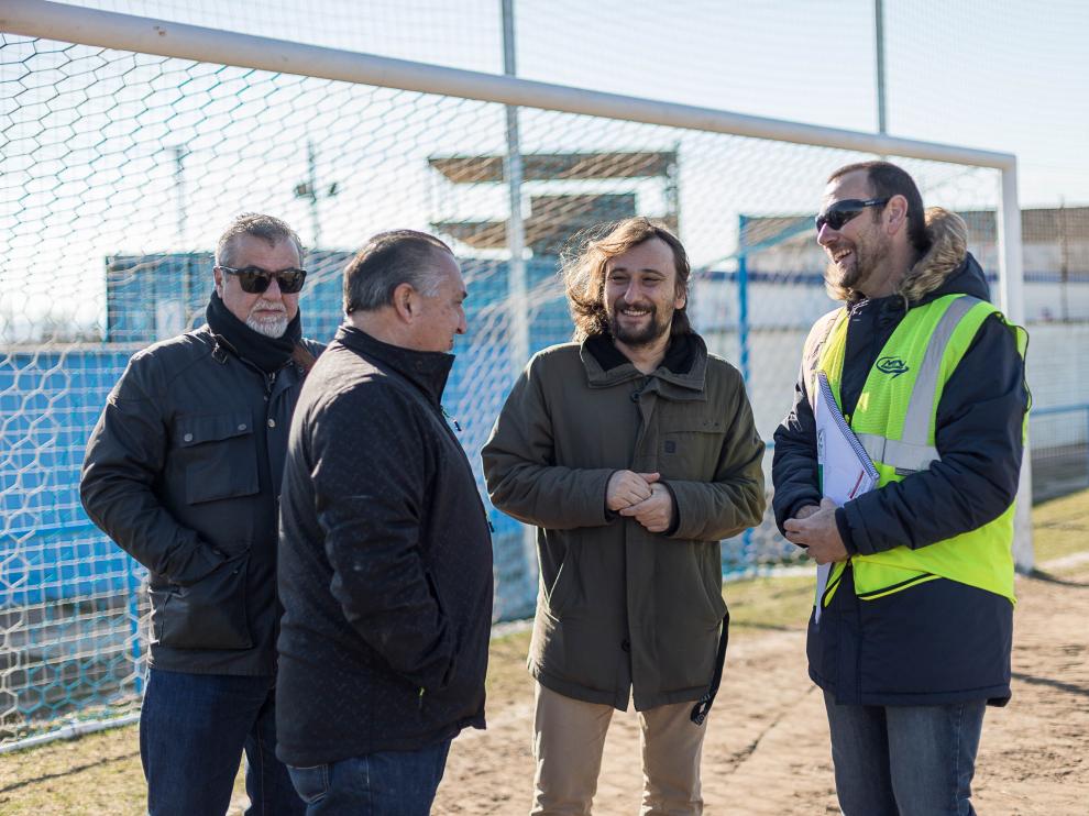 Comienzan las obras para reformar el Campo Municipal de Fútbol de Casetas