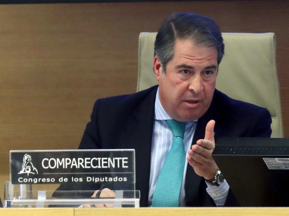 Gregorio Serrano durante su comparecencia para explicar la gestión del temporal.