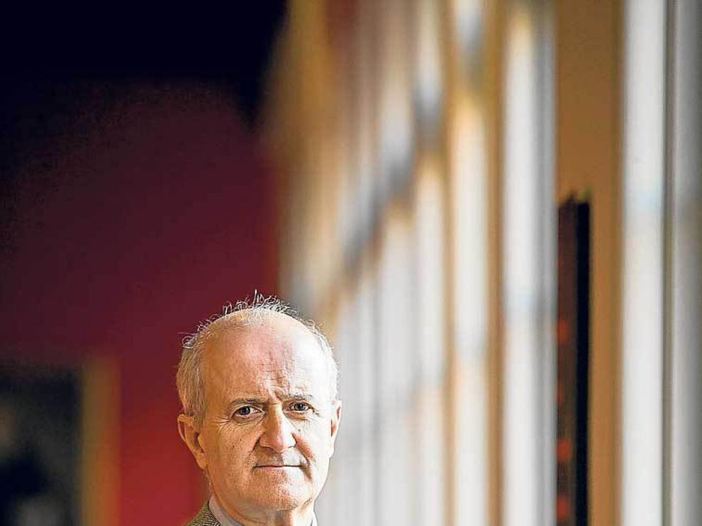 Fernando Civeira, en un acto de la Cátedra Oviaragón.
