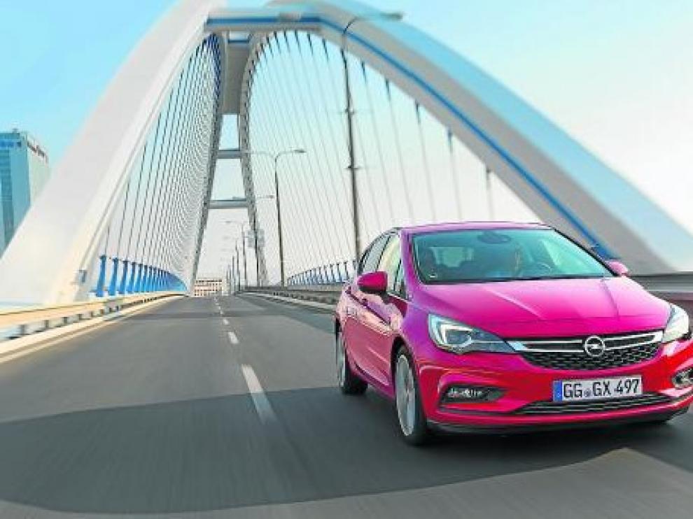 Opel Astra, el líder en Aragón en 2017.